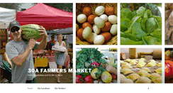 Desktop Screenshot of 30afarmersmarket.com